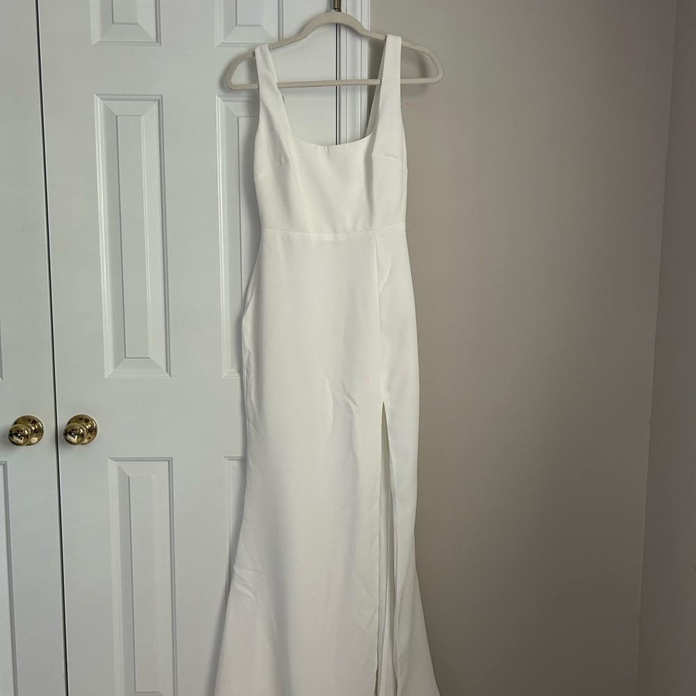BHLDN White Squareneck Dress